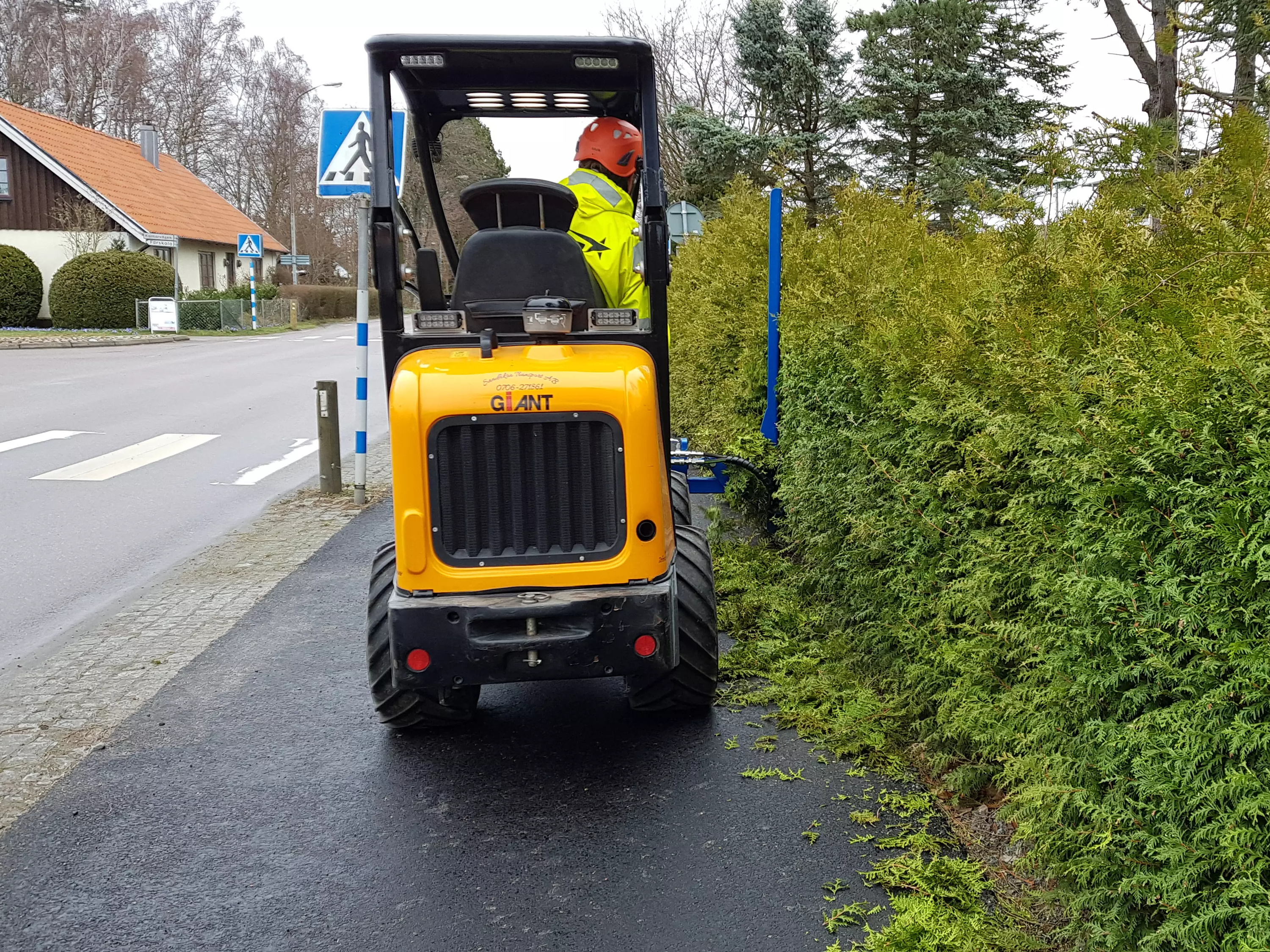 Slanetrac SA800 med häcksax