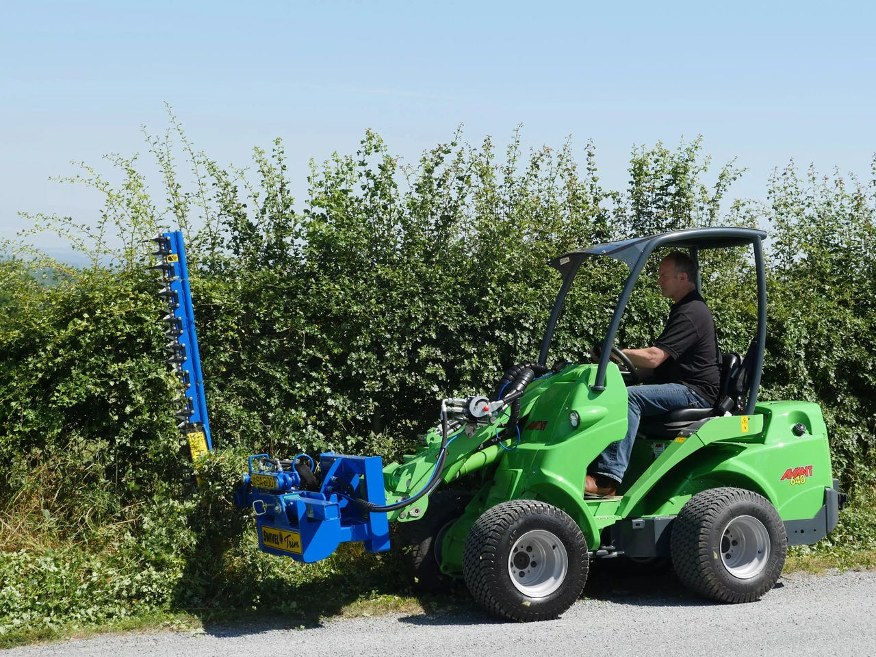 Slanetrac SA800 med häcksax