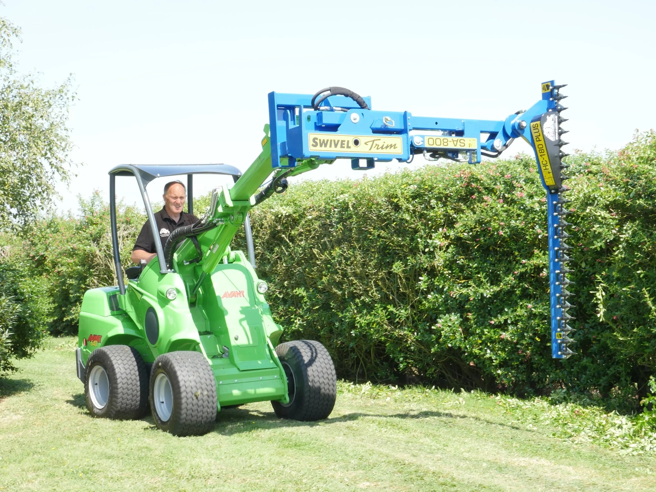 Slanetrac SA800 med häcksax