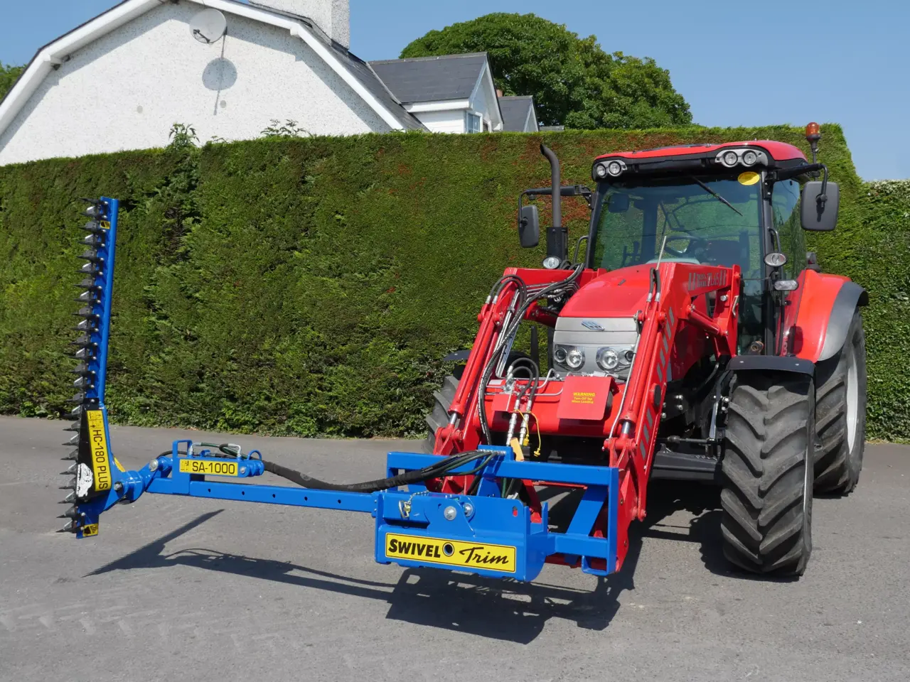 Slanetrac SA1000 med häcksax